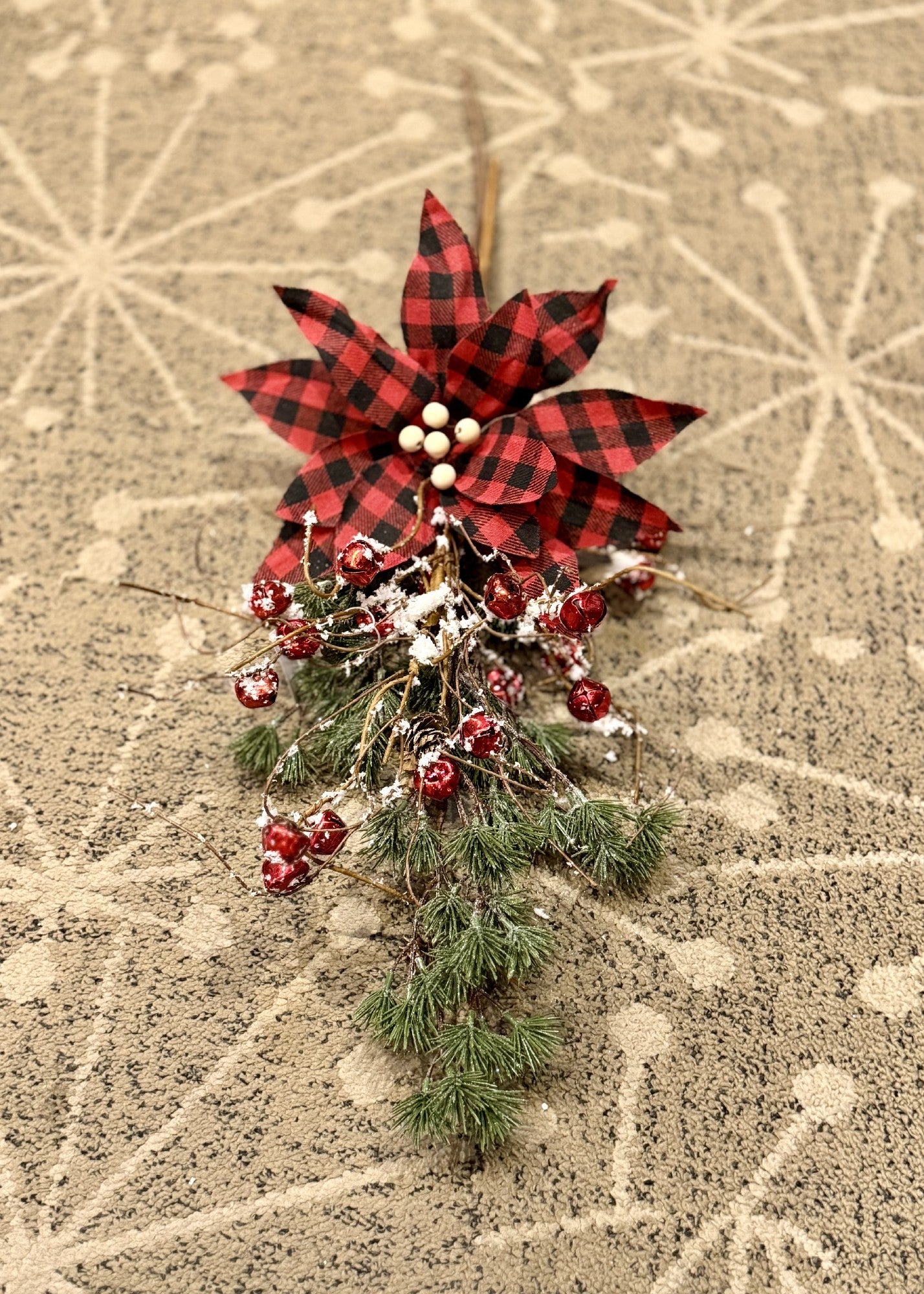 WOODLAND CHALET BUFFALO CHECK & BELL SPRUCE BUNDLE SPRAY 