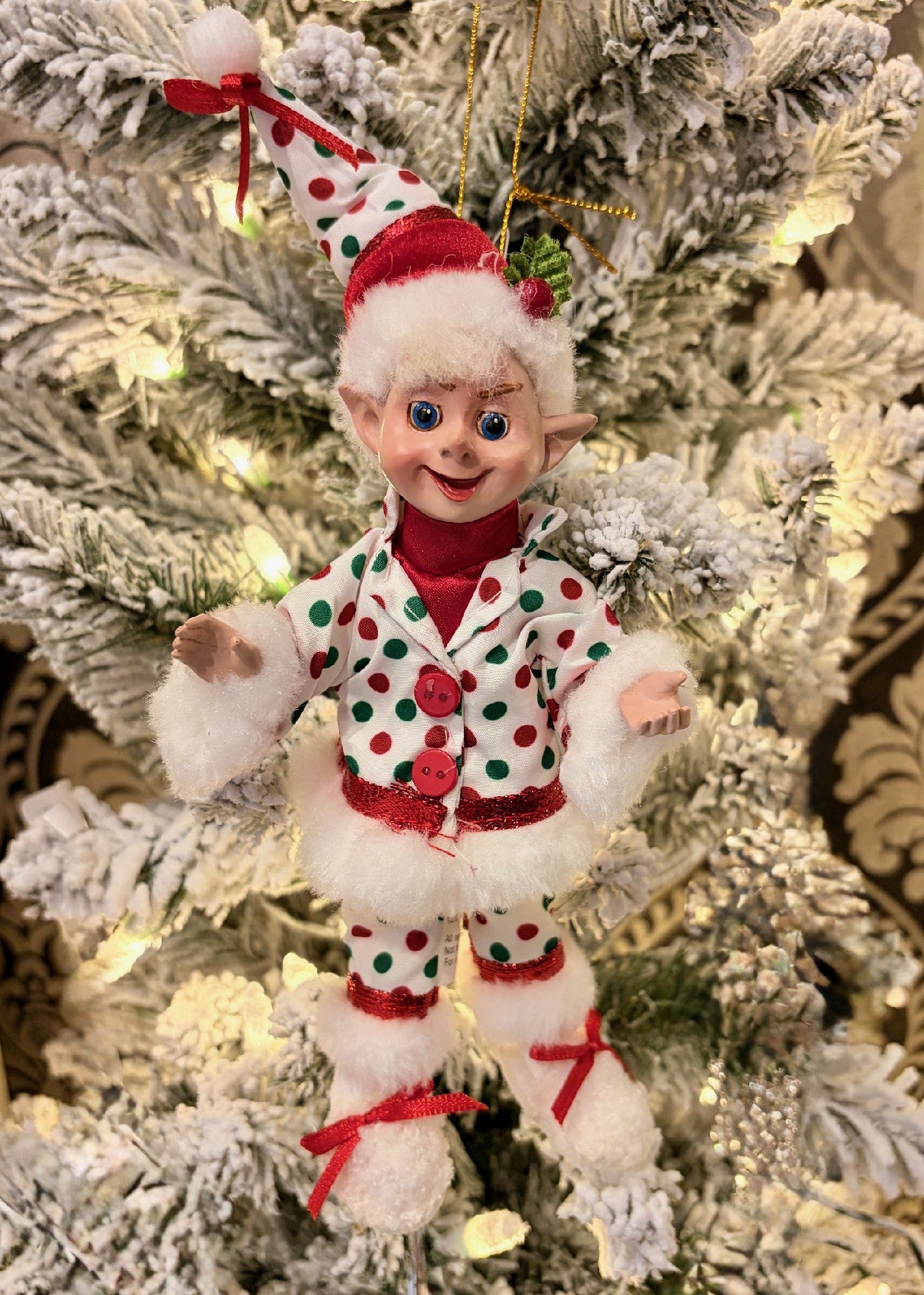 MERRY POLKA DOT PJ MINI ELF 4502424