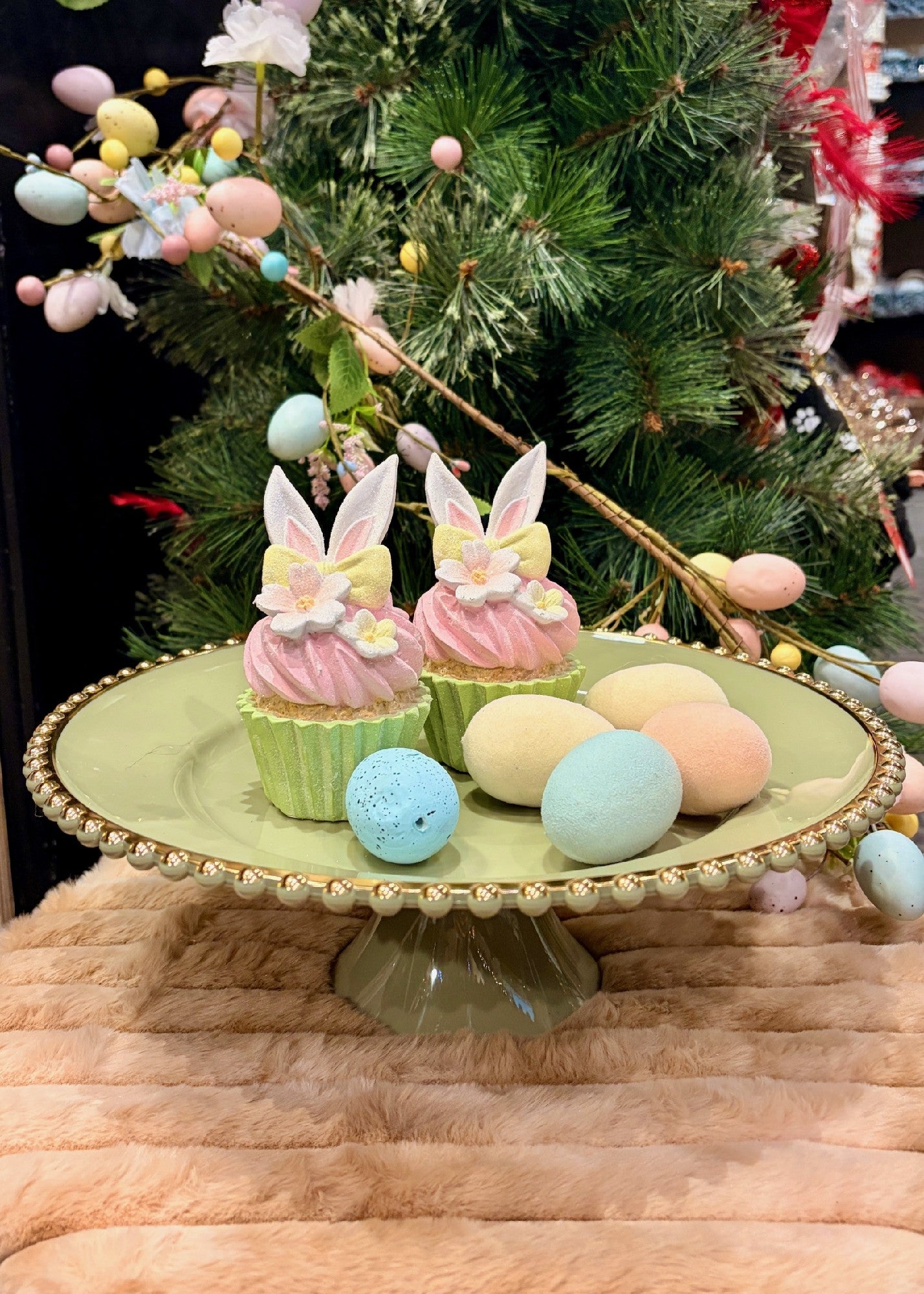 MINT SHATTERPROOF CAKE STAND EA10974