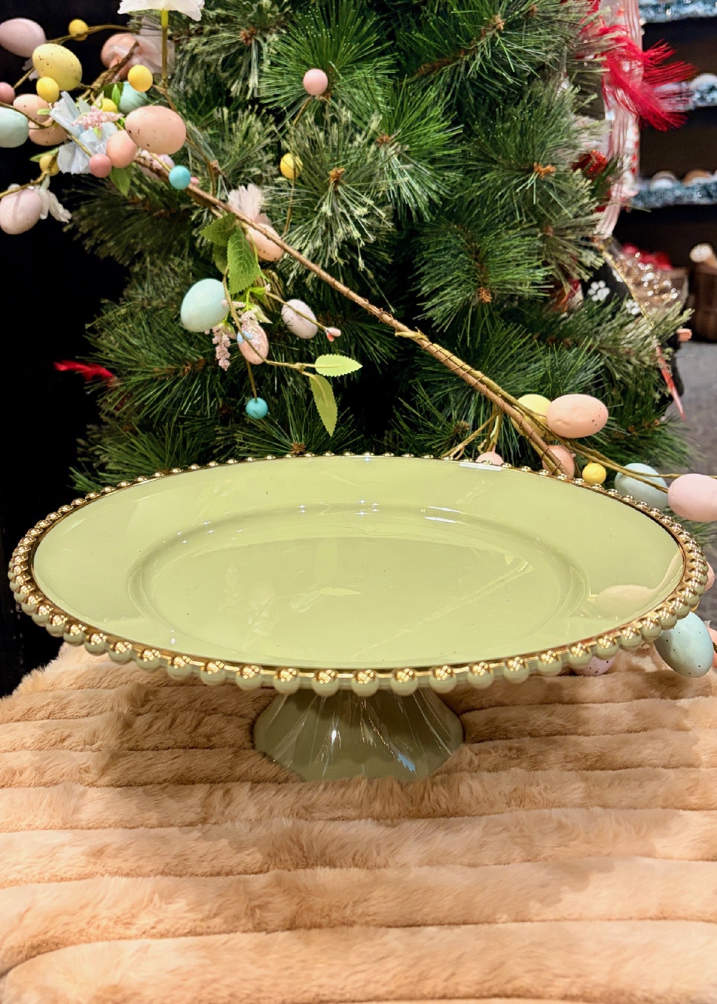 MINT SHATTERPROOF CAKE STAND EA10974