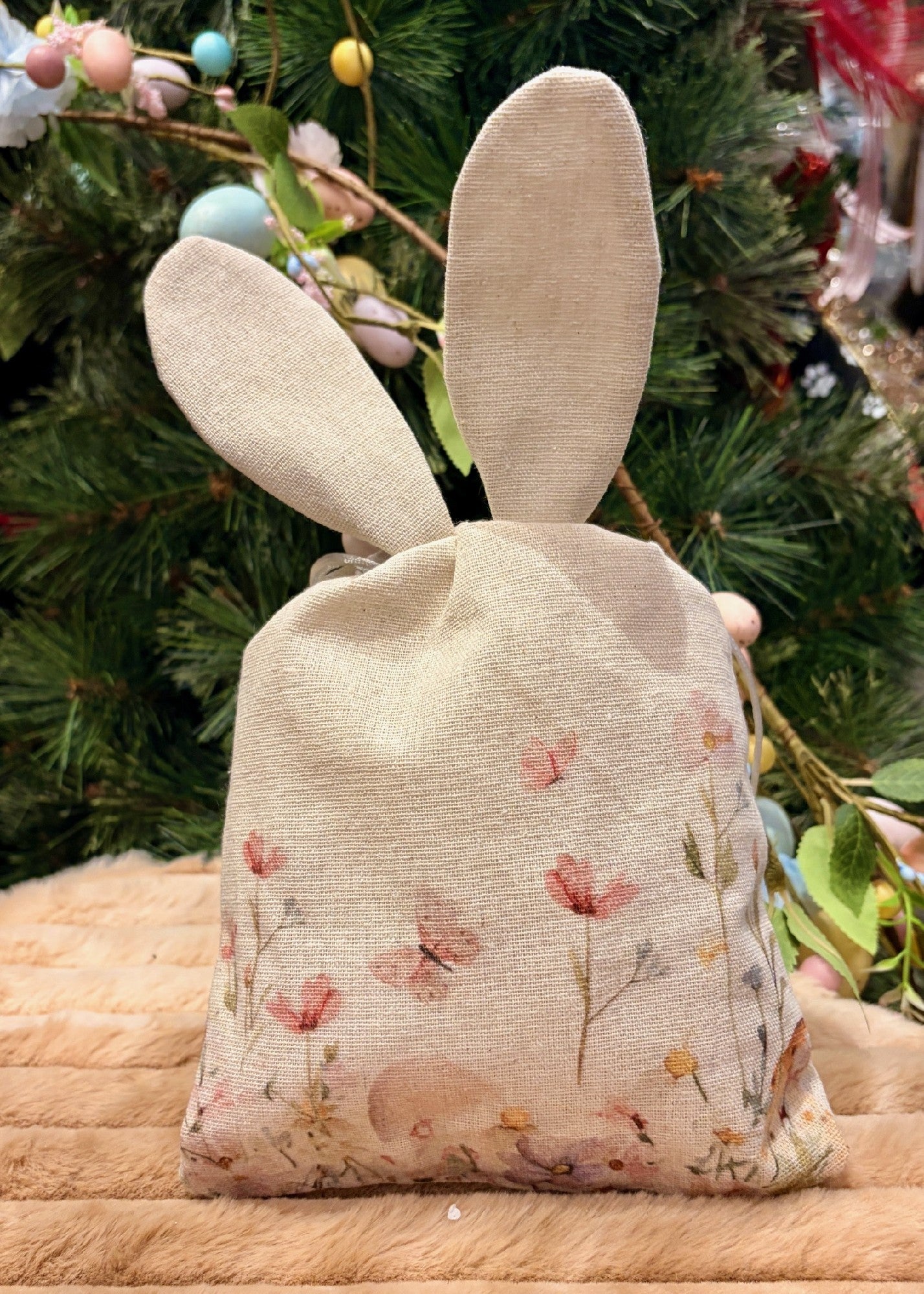 NATURAL CALICO EASTER BAG A EA617647