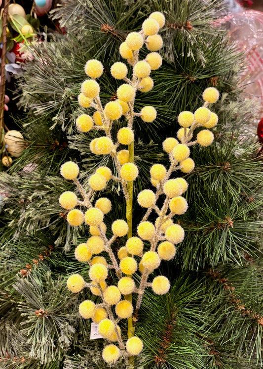 LEMON FROSTY BERRY LARGE SPRAY EA62867