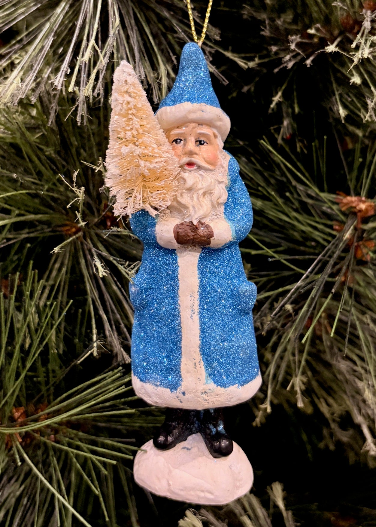 BLUE BELSNICKLE HANGING ORNAMENT 4507035