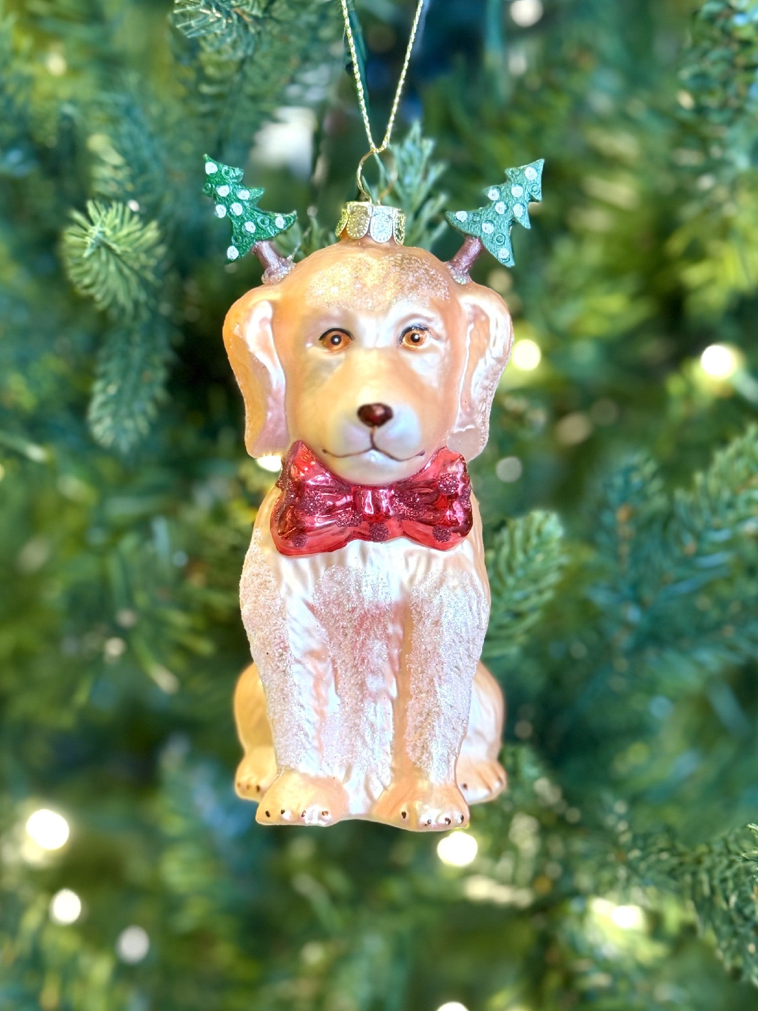 Golden Retriever Glass Ornament 4553158