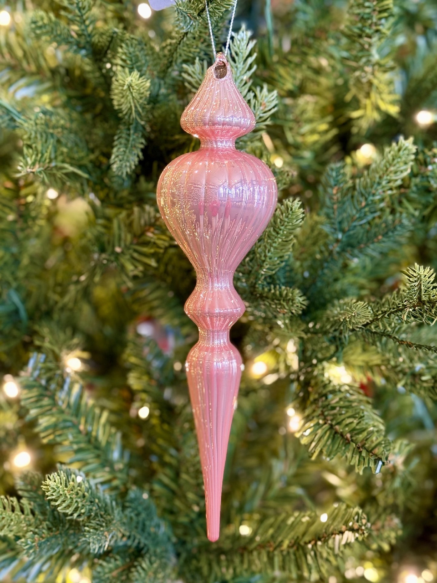 Pink Onion Finial Ornament 4523174