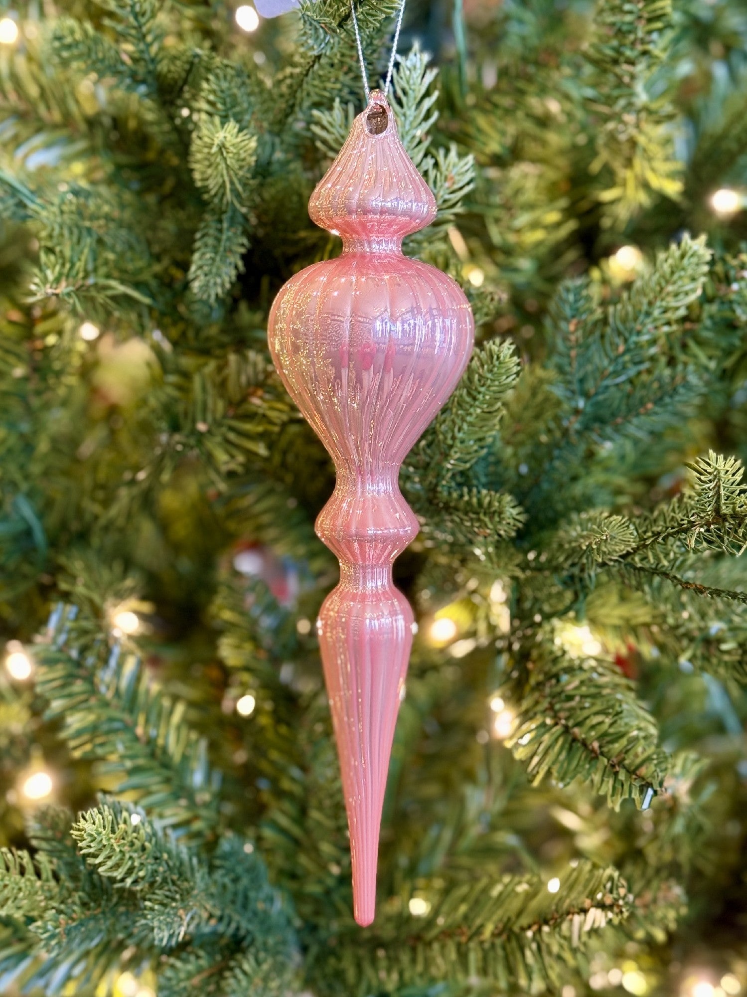 Pink Onion Finial Ornament 4523174