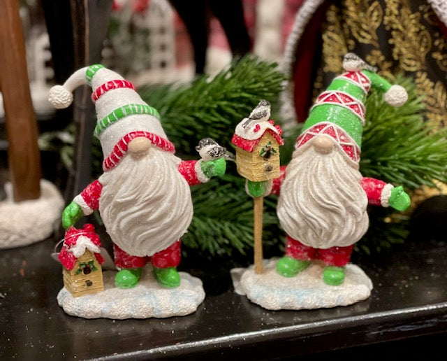 WHITE HAT GNOME WITH BIRDHOUSE 4507049