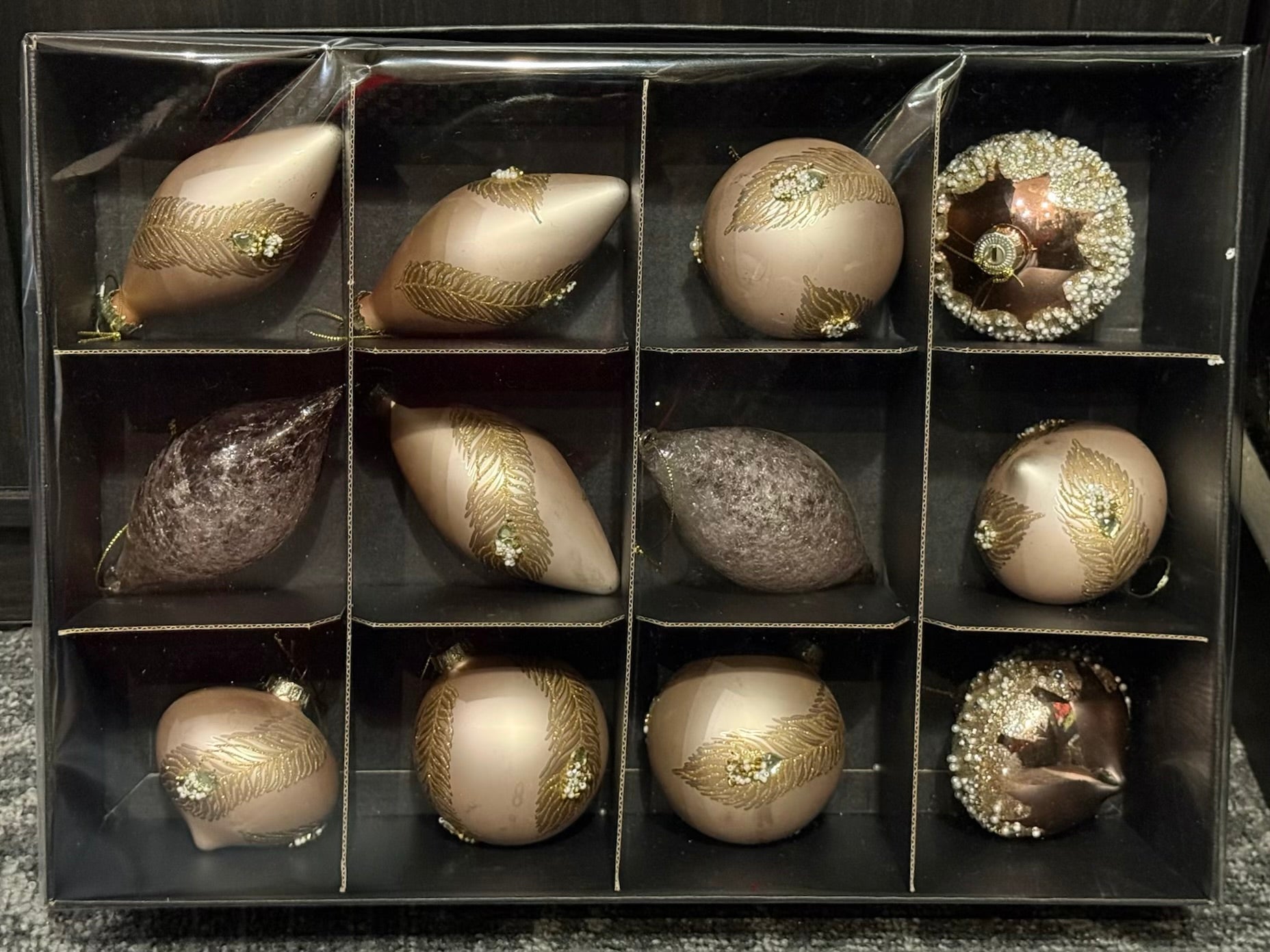 AMANDA'S ORNAMENT COLLECTION - CHAMPAGNE & PINK