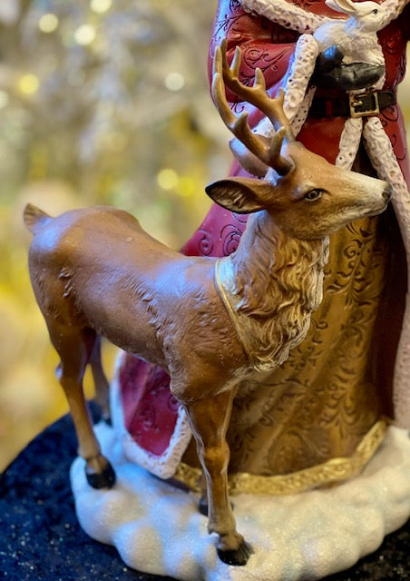 JOSEPH'S STUDIO SANTA WITH REINDEER & ANIMALS 634513