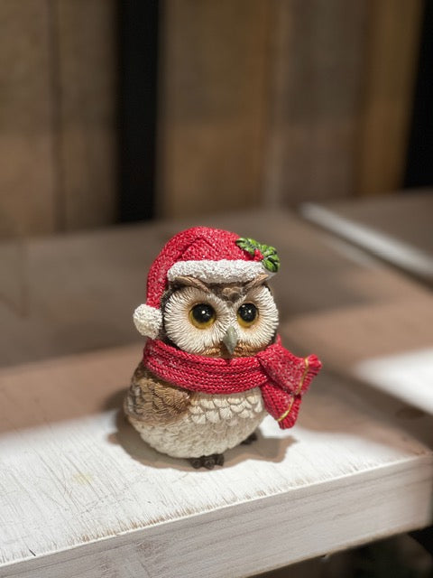 CHRISTMAS OWL SCARF RIGHT XM886