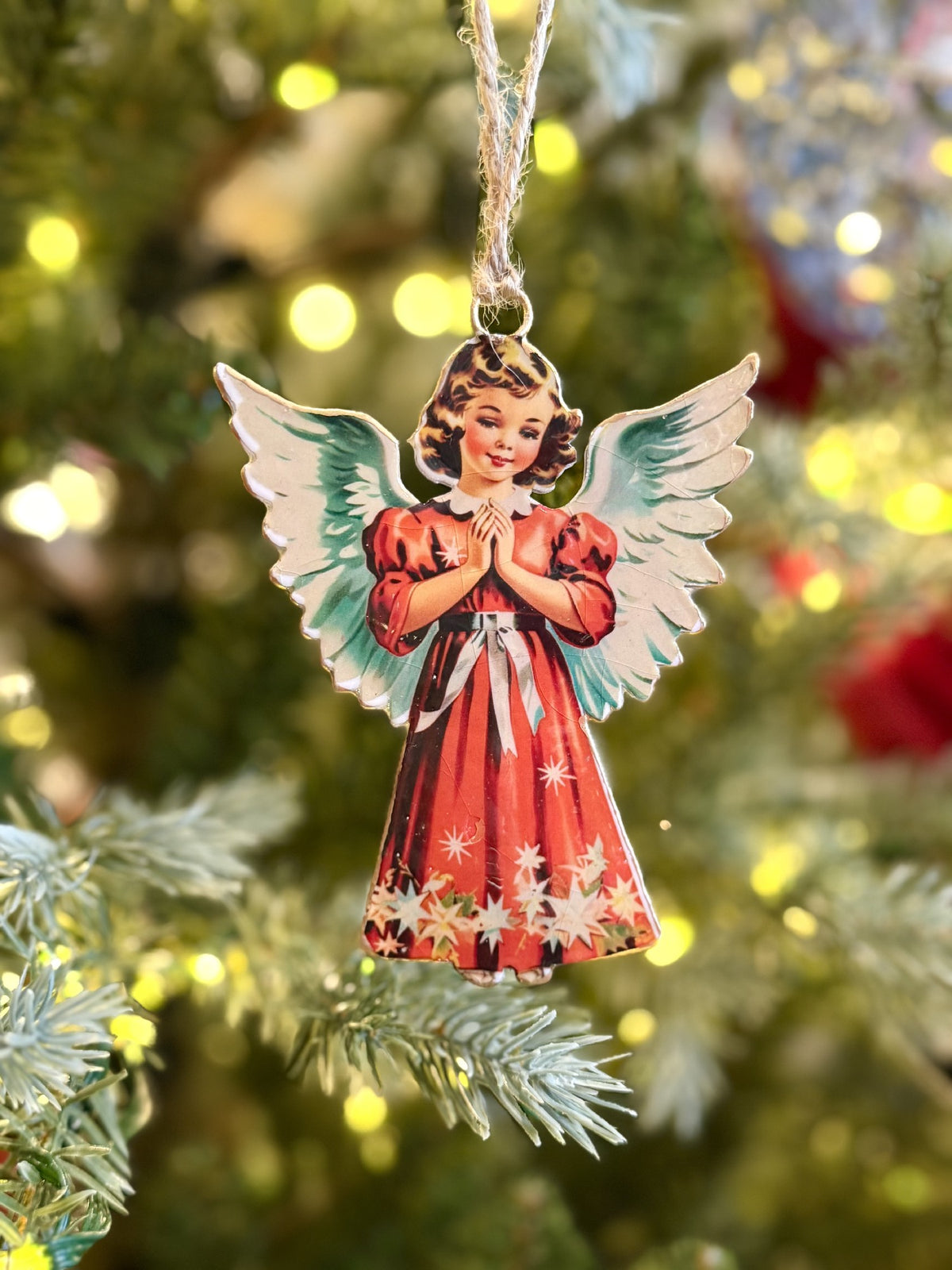 ANGEL METAL HANGING ORNAMENT XM1152