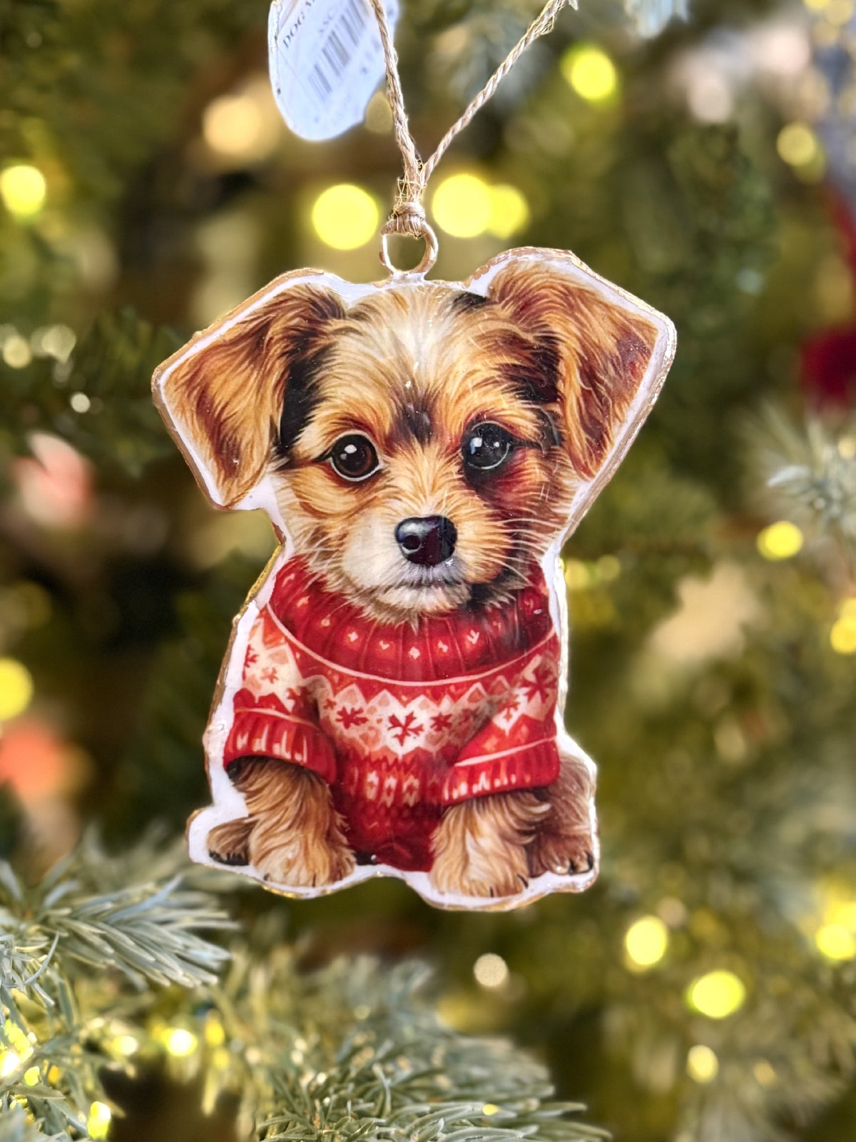 DOG METAL HANGING ORNAMENT  XM1155