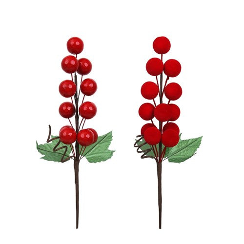RED SHINY BERRY PICK X478325