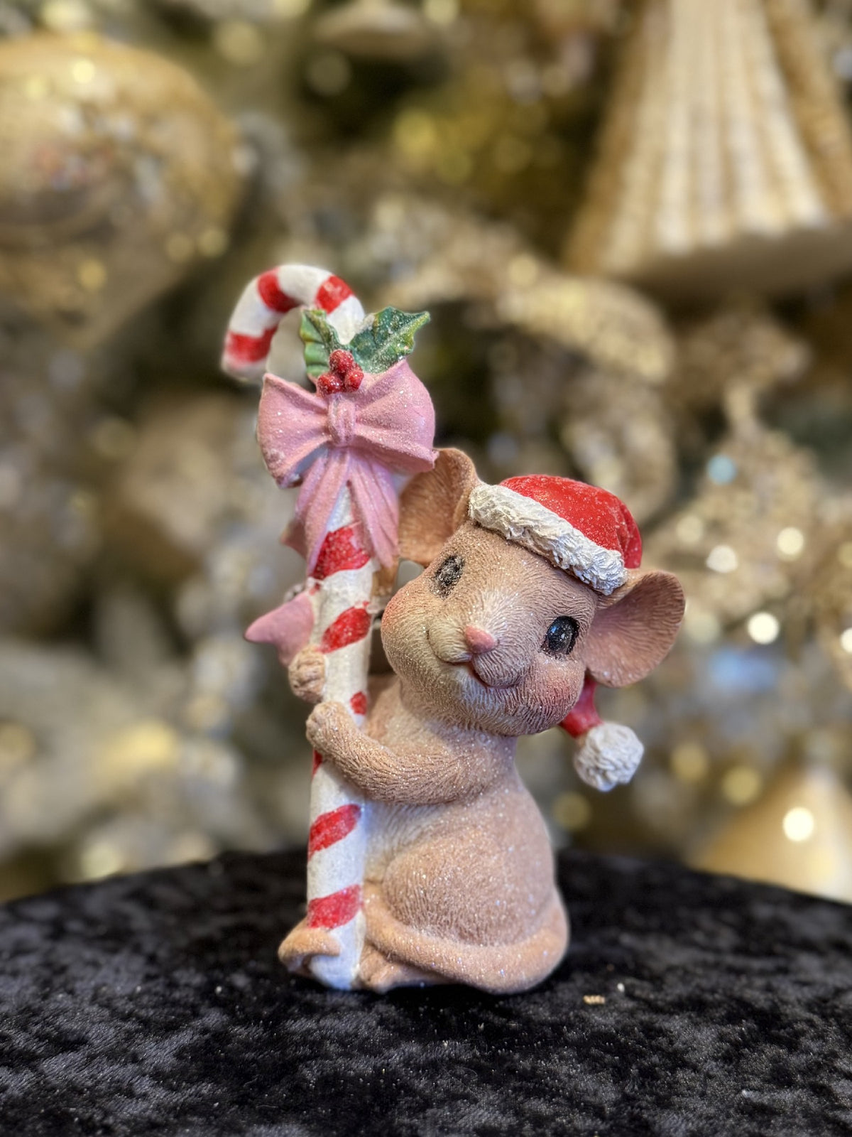 GIFT GIVING MOUSE WITH CANDY CANE 4630521