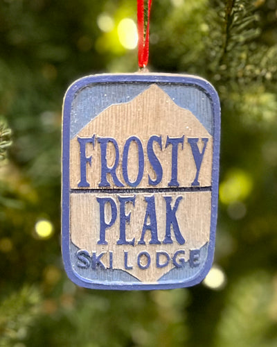 FROSTY PEAK SKI LODGE 3.5 INCH ORNAMENT 4307005