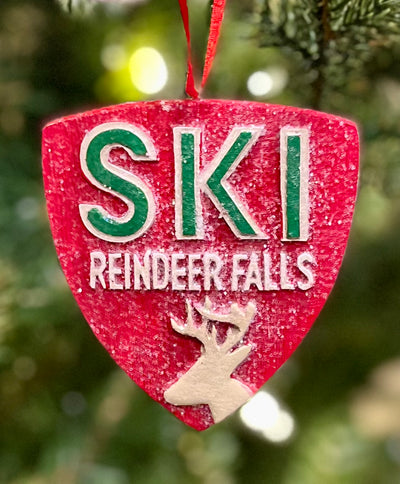 SKI REINDEER FALLS 3.5 INCH ORNAMENT 4307005