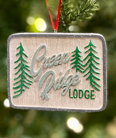 GREEN RIDGE LODGE 3.5 INCH ORNAMENT 4307005