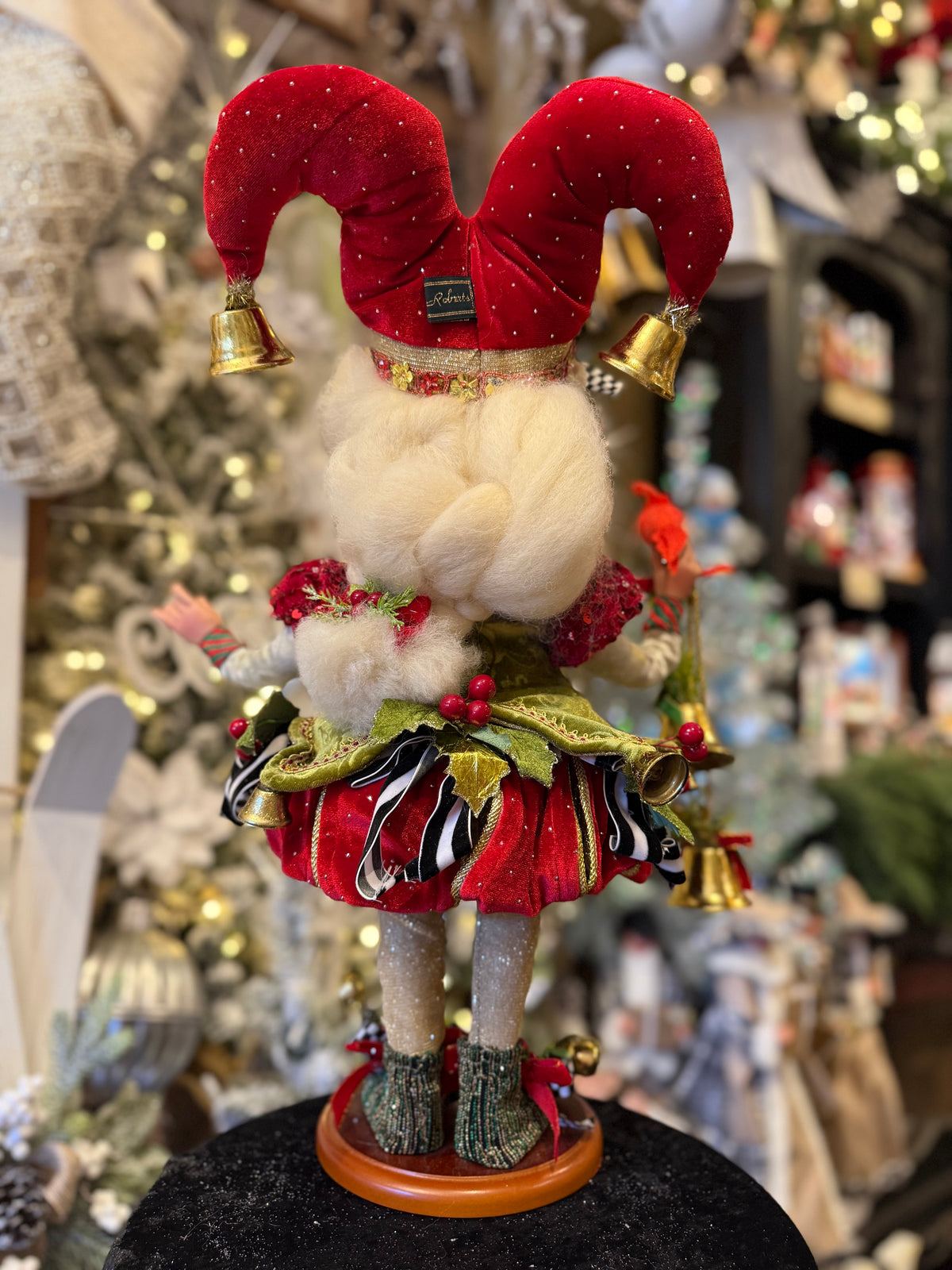 MARK ROBERTS - Medium Holly Belle Elf on Base 51-64104