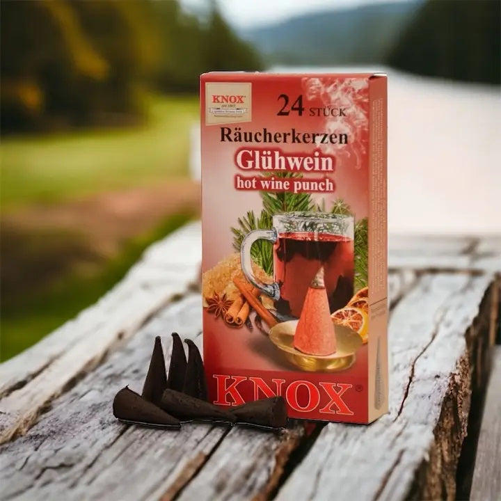 INCENSE CONES - GLUHWEIN (MULLED WINE) 24 PIECES