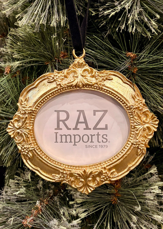 GOLD OVAL HANGING FRAME 4536658