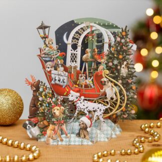 DOGGIE NOEL 3D CHRISTMAS CARD