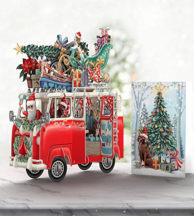 3D CHRISTMAS CARDS - CHRISTMAS CAMPER