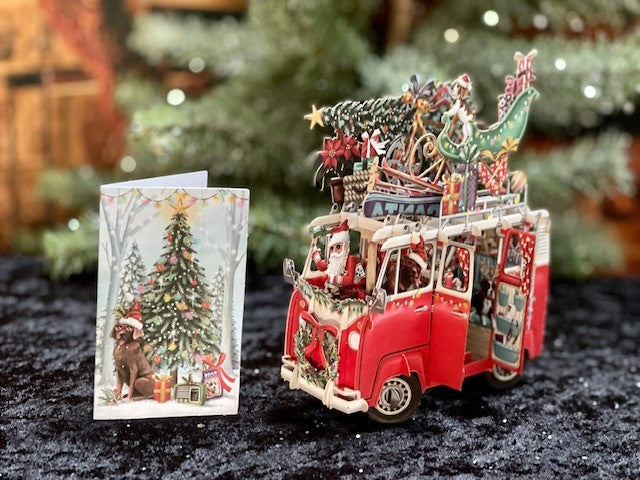 3D CHRISTMAS CARDS - CHRISTMAS CAMPER