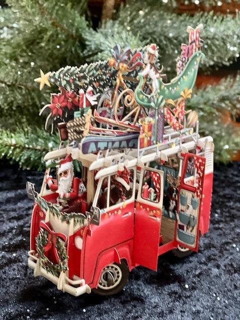 3D CHRISTMAS CARDS - CHRISTMAS CAMPER