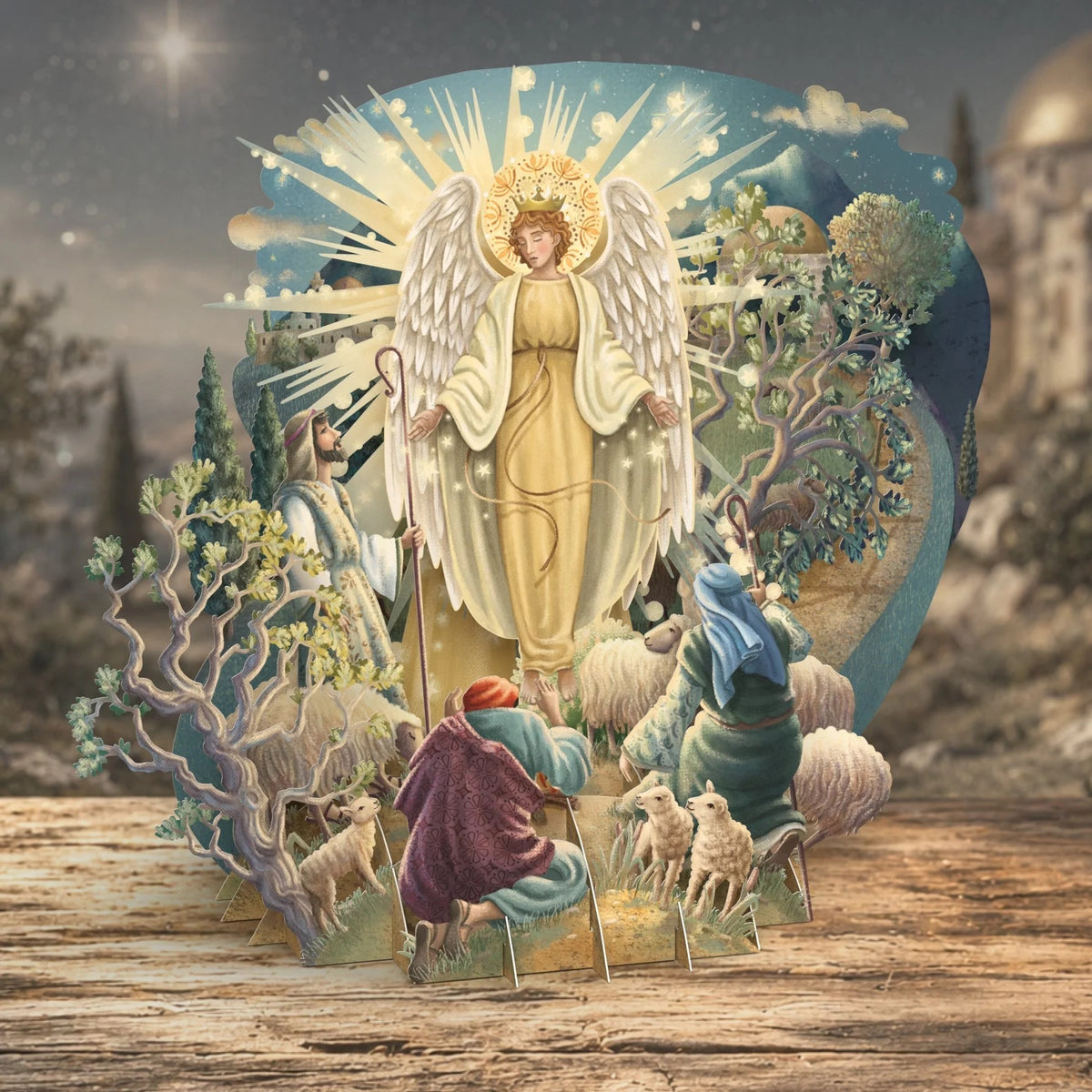 3D POP UP CHRISTMAS CARDS - THE ANNUNCIATION CHRISTMAS 