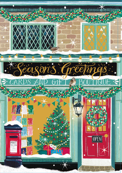 Cards & Gifts Boutique Village House Christmas Card