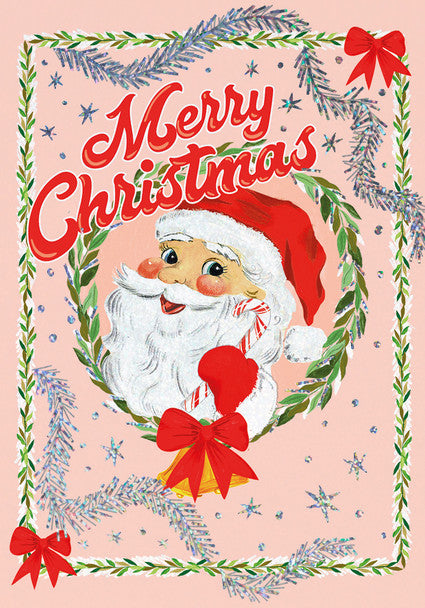 Santa Merry Christmas Christmas Card