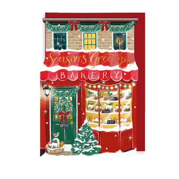 SEASON'S GREETING BAKERY CHRISTMAS CARD