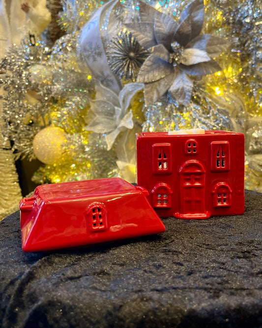 RED HOUSE CERAMIC WAX/OIL BURNER CR01520