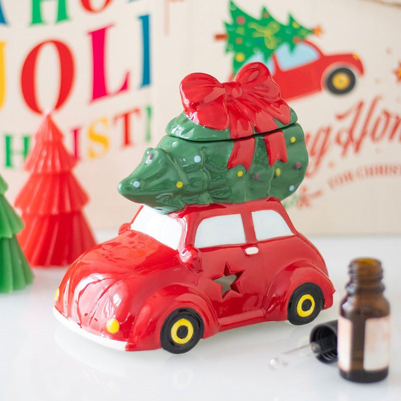 Car with Christmas Tree Oil Burner NC10826