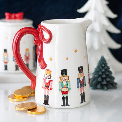 Nutcracker Ceramic Flower Jug with Bow NU14026