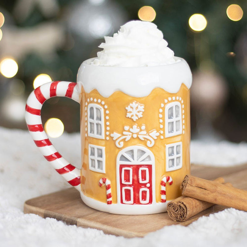 GINGERBREAD HOUSE CERAMIC MUG WS18826