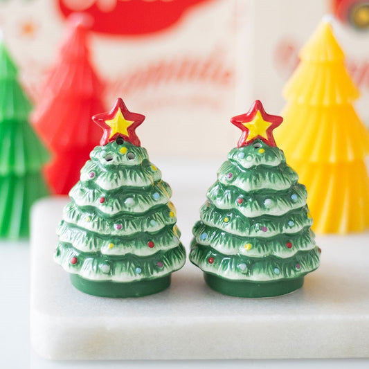 Nostalgic Christmas Trees Salt & Pepper Shakers NC42626