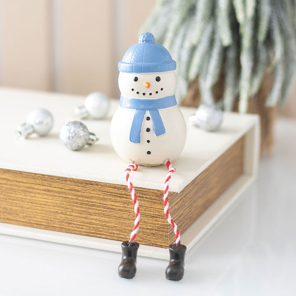 Winter Snowman Shelf Sitter Ornament FN48127
