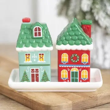 Christmas House Salt and Pepper Shakers XS49727