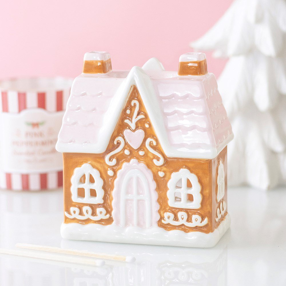 Sugarplum Gingerbread House Oil Burner and Wax Warmer BK51327