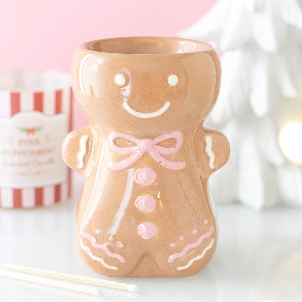 Pink Gingerbread Man Oil Burner BK51427