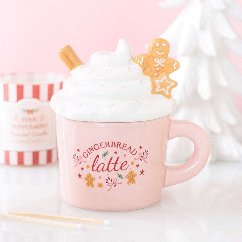 Pink Gingerbread Latte Oil Burner and Wax Warmer BK51627