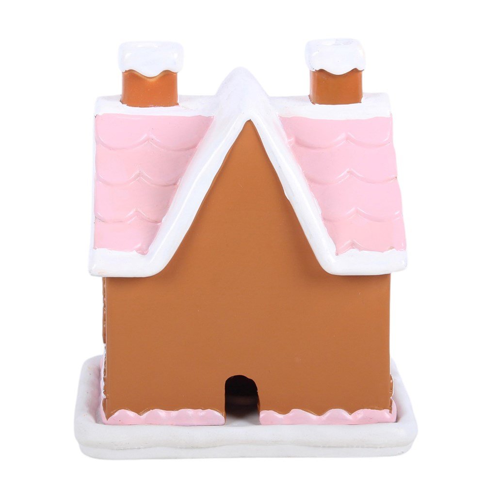 Pink Gingerbread House Incense Cone Burner BK52327