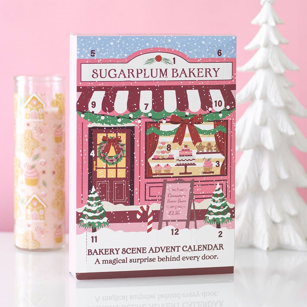12-Day Sugarplum Bakery Scene Advent Calendar BK52527