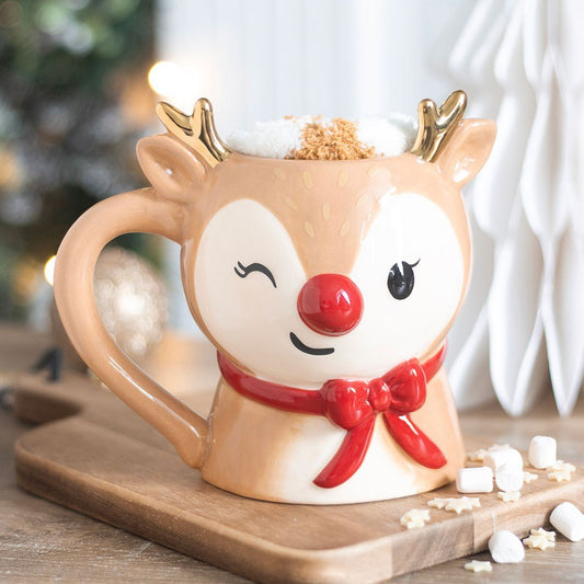 Ruby the Reindeer Mug and Socks Set RU56827