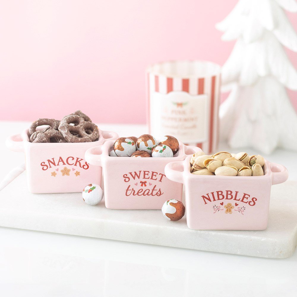 Set of 3 Sugarplum Bakery Snack Bowls BK73627