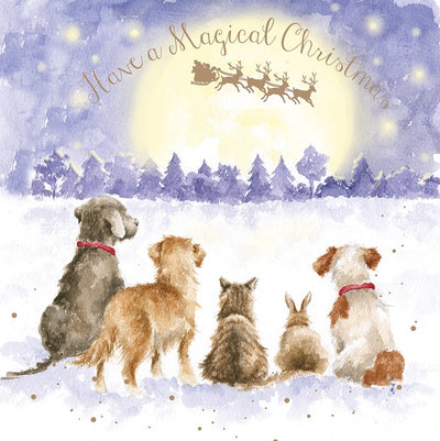 The Magic Of Christmas - Wrendale Design Christmas Card