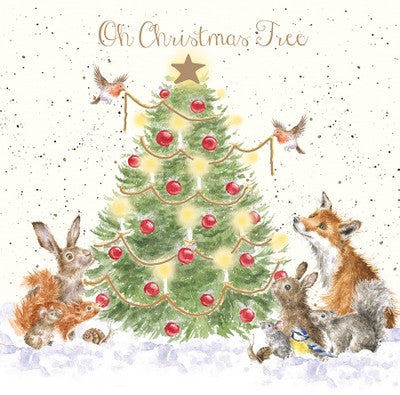 OH CHRISTMAS TREE CHRISTMAS CARD