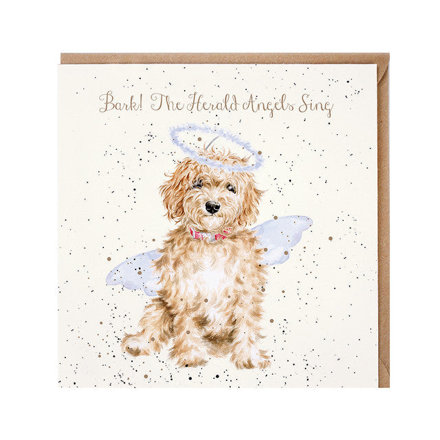 BARK! THE HEARALD ANGELS SING CHRISTMAS CARD