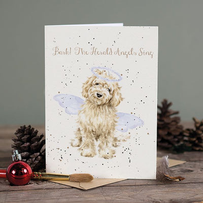 Bark The Herald - Wrendale Design Christmas Card